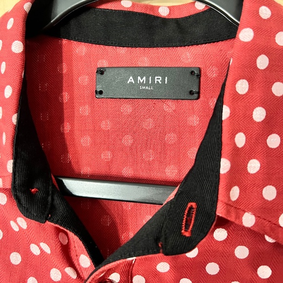 AMIRI Polka Dot Red Shirt - Picture 4 of 8